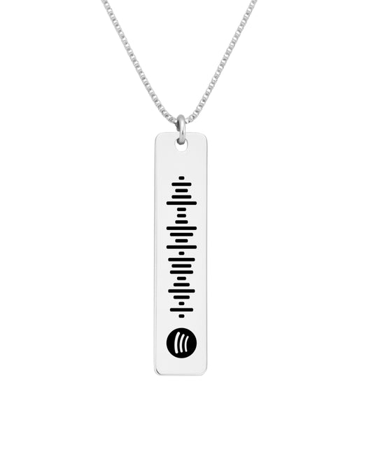 Colar Placa Com Código Escaneável