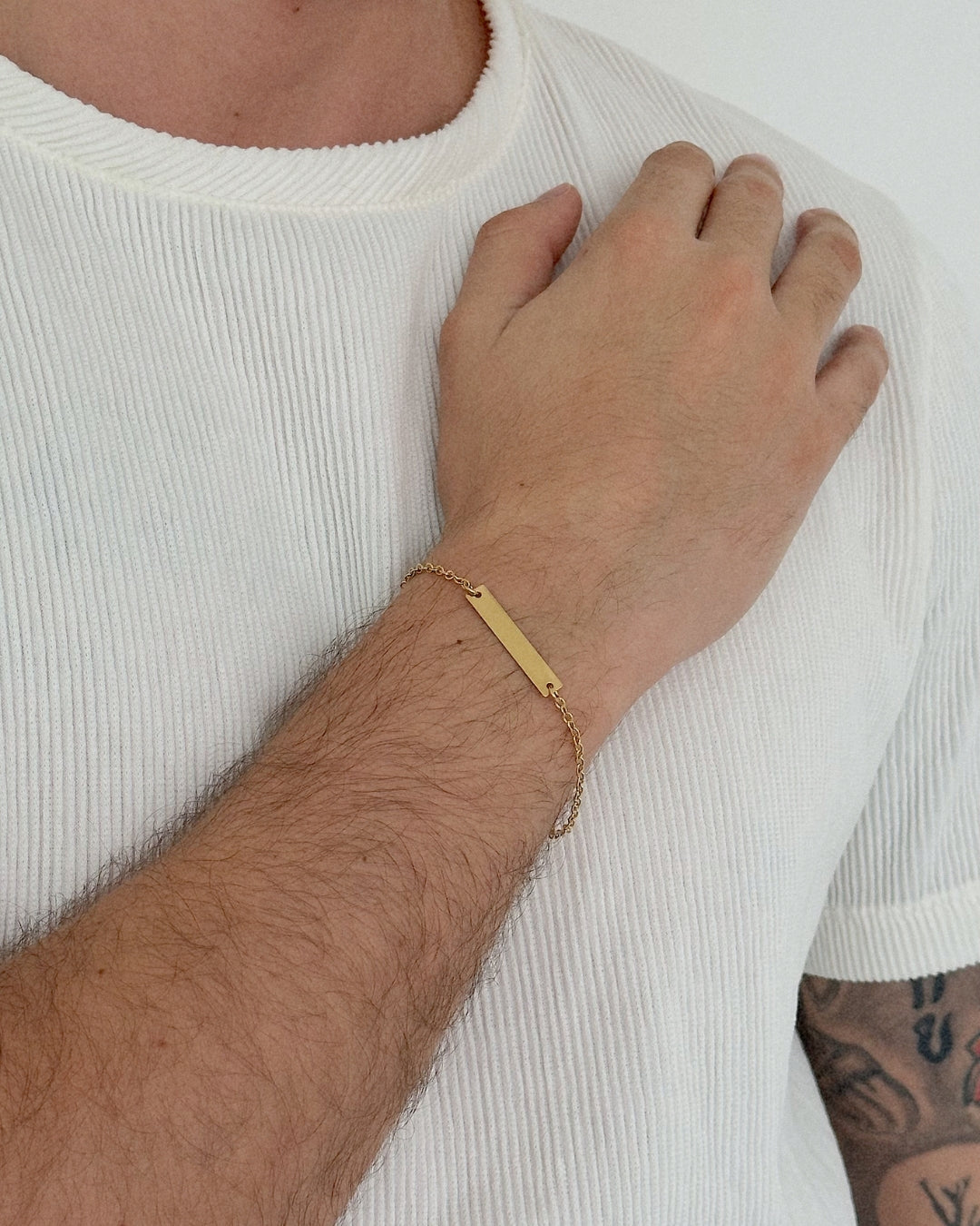 Com a Própria Escrita - Pulseira Placa 30mm