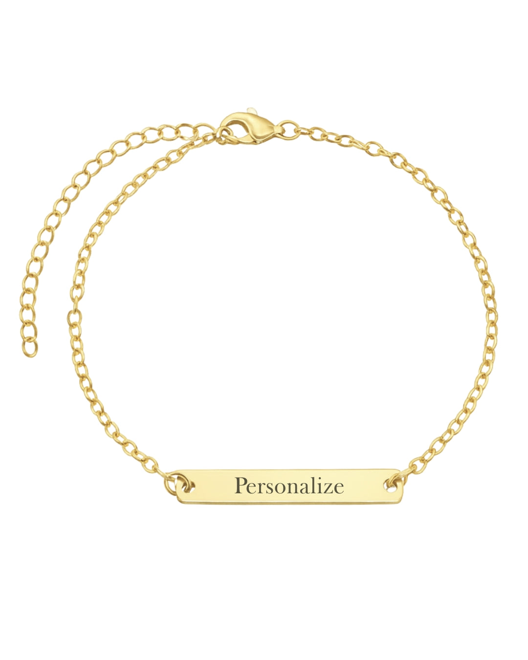 Pulseira Placa Com Nome