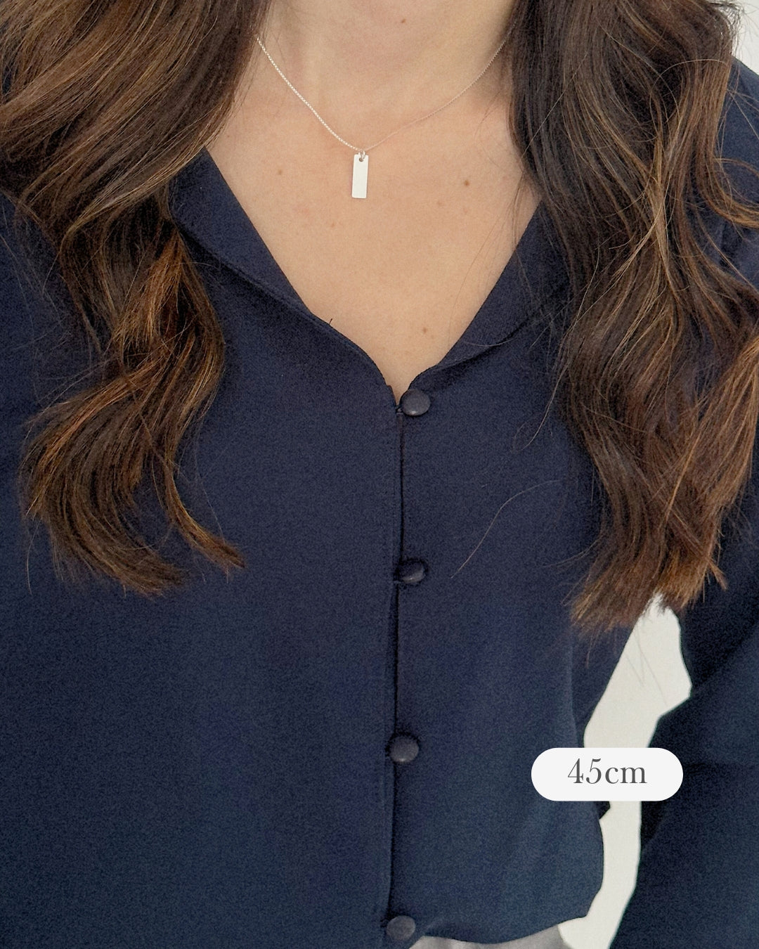 Colar Retangular Inicial