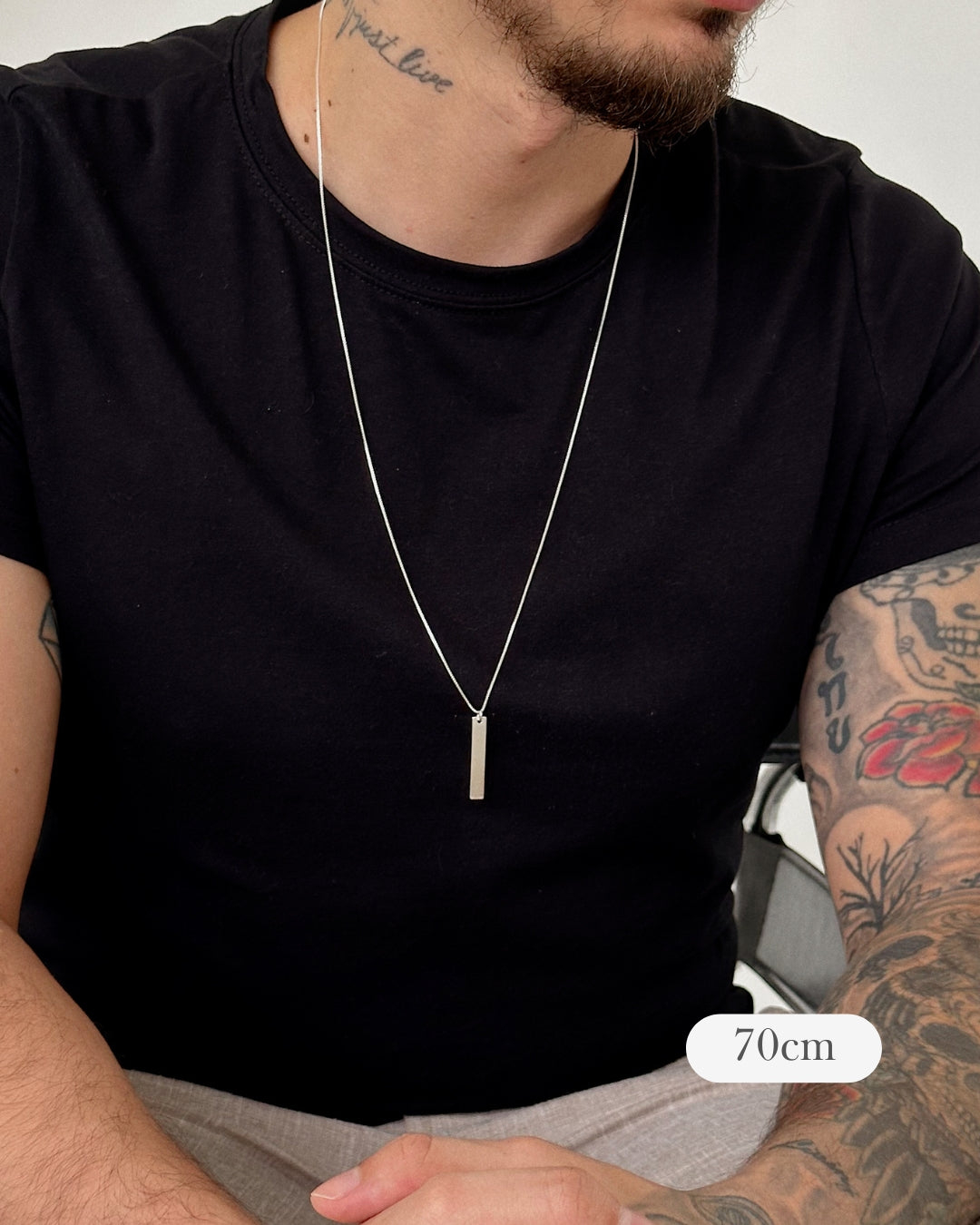 Código Escaneável de Música - Colar Placa 30mm