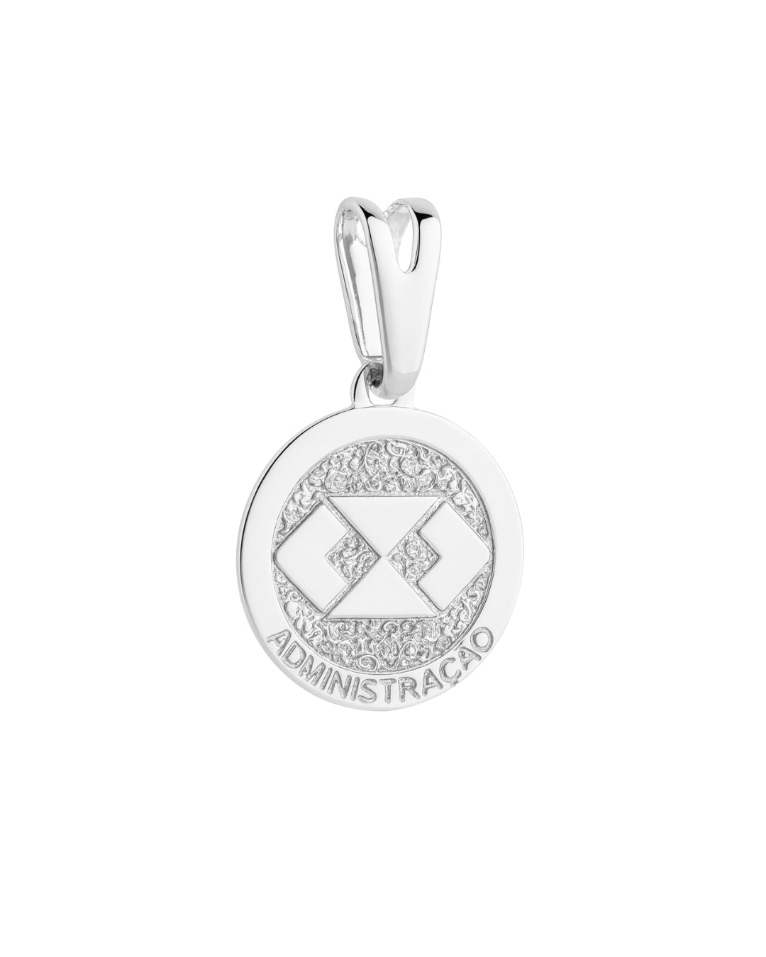 Pingente Profissão Administração em Prata Semijoia