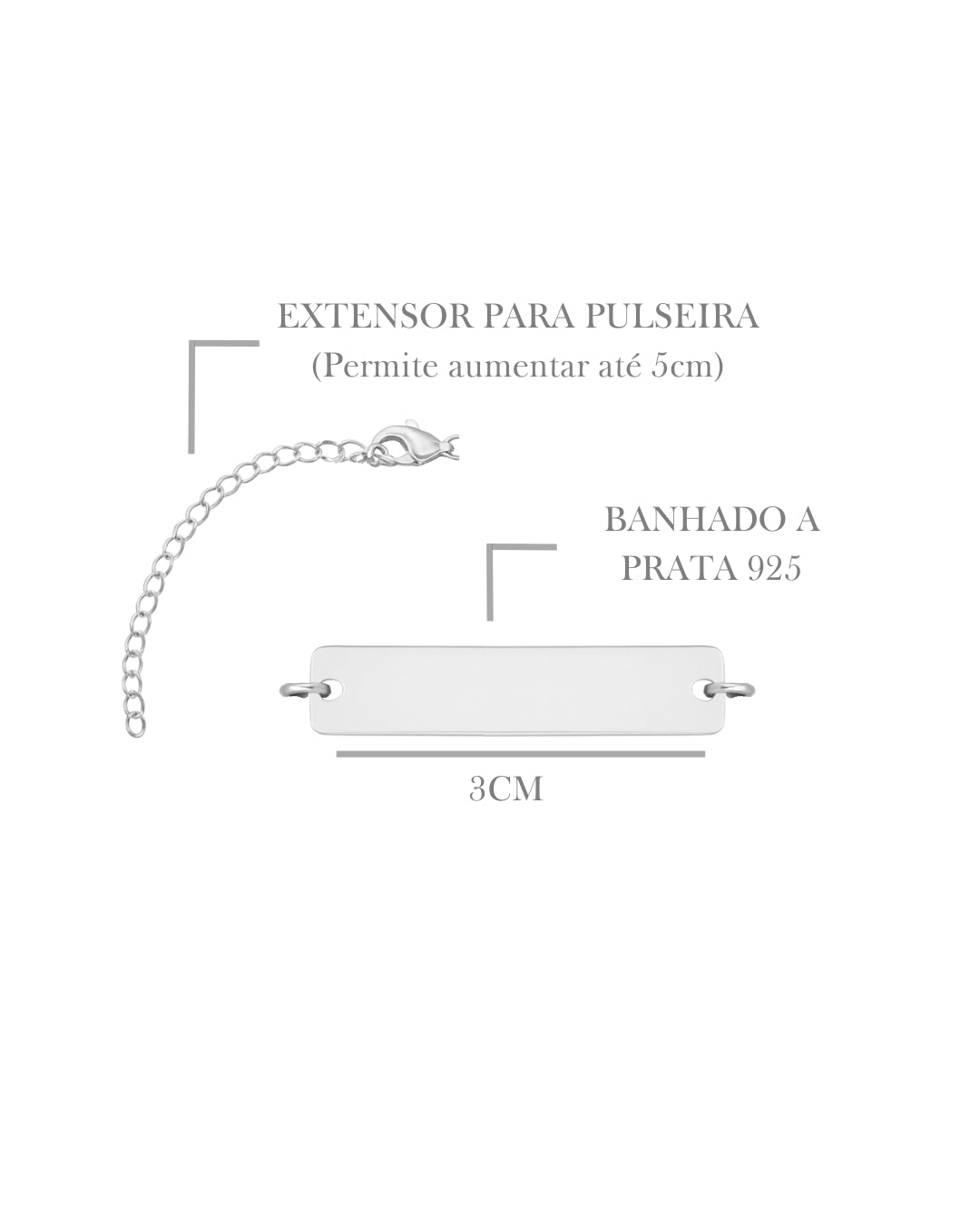 Pulseira Placa Com Código Escaneável
