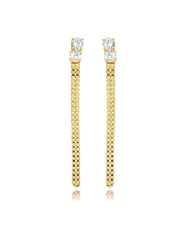 Brinco Longo Corrente - Ouro