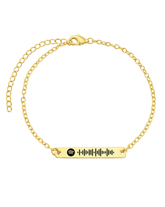Pulseira Placa Com Código Escaneável