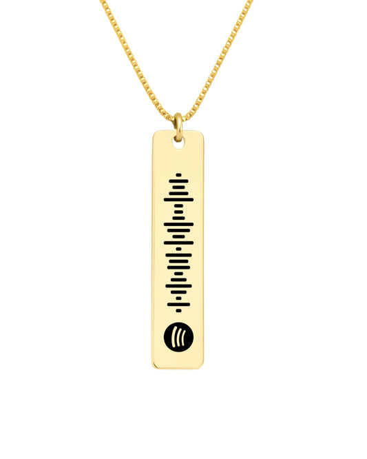 Colar Placa Com Código Escaneável