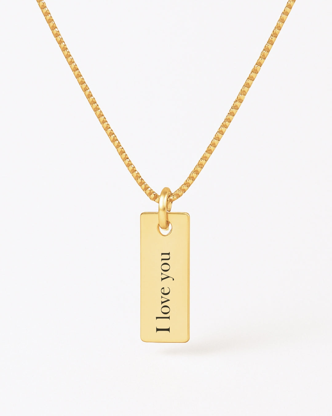 Sua História em Uma Frase - Colar Placa 15mm
