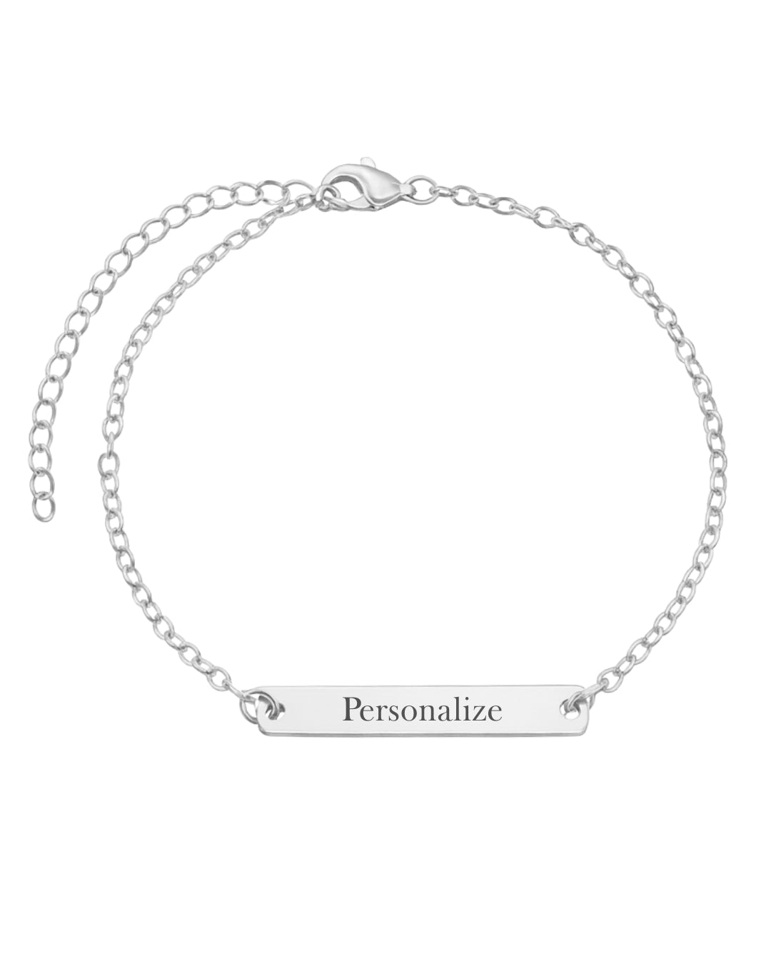 Pulseira Placa Com Nome