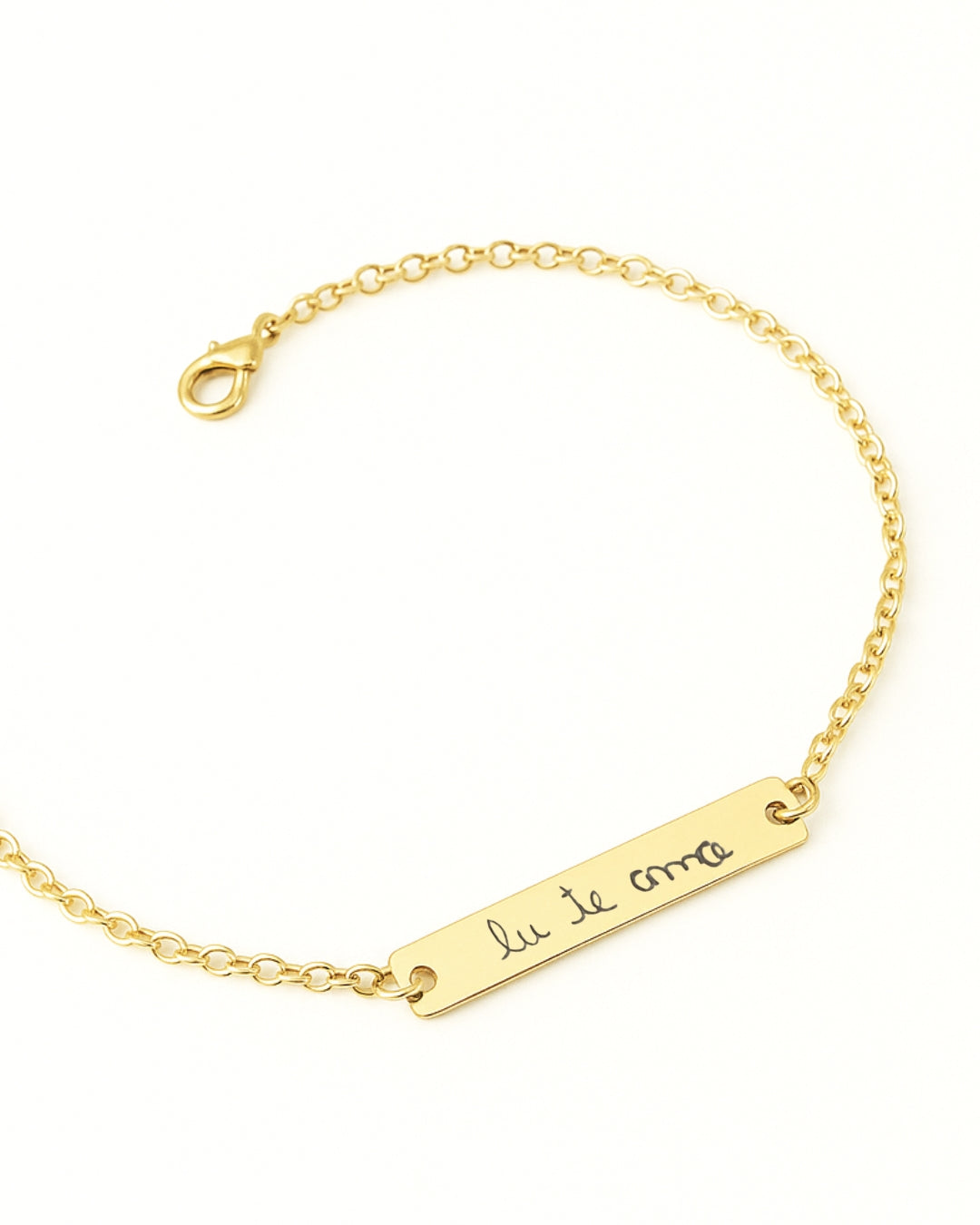 Com a Própria Escrita - Pulseira Placa 30mm