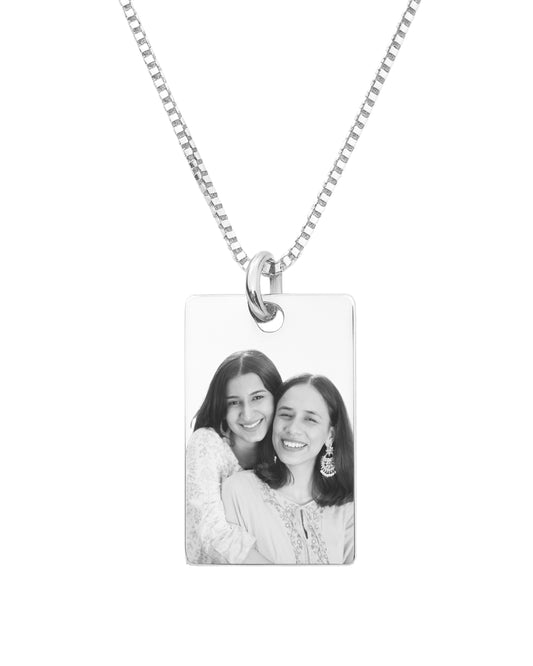 Colar Placa Foto Retrato