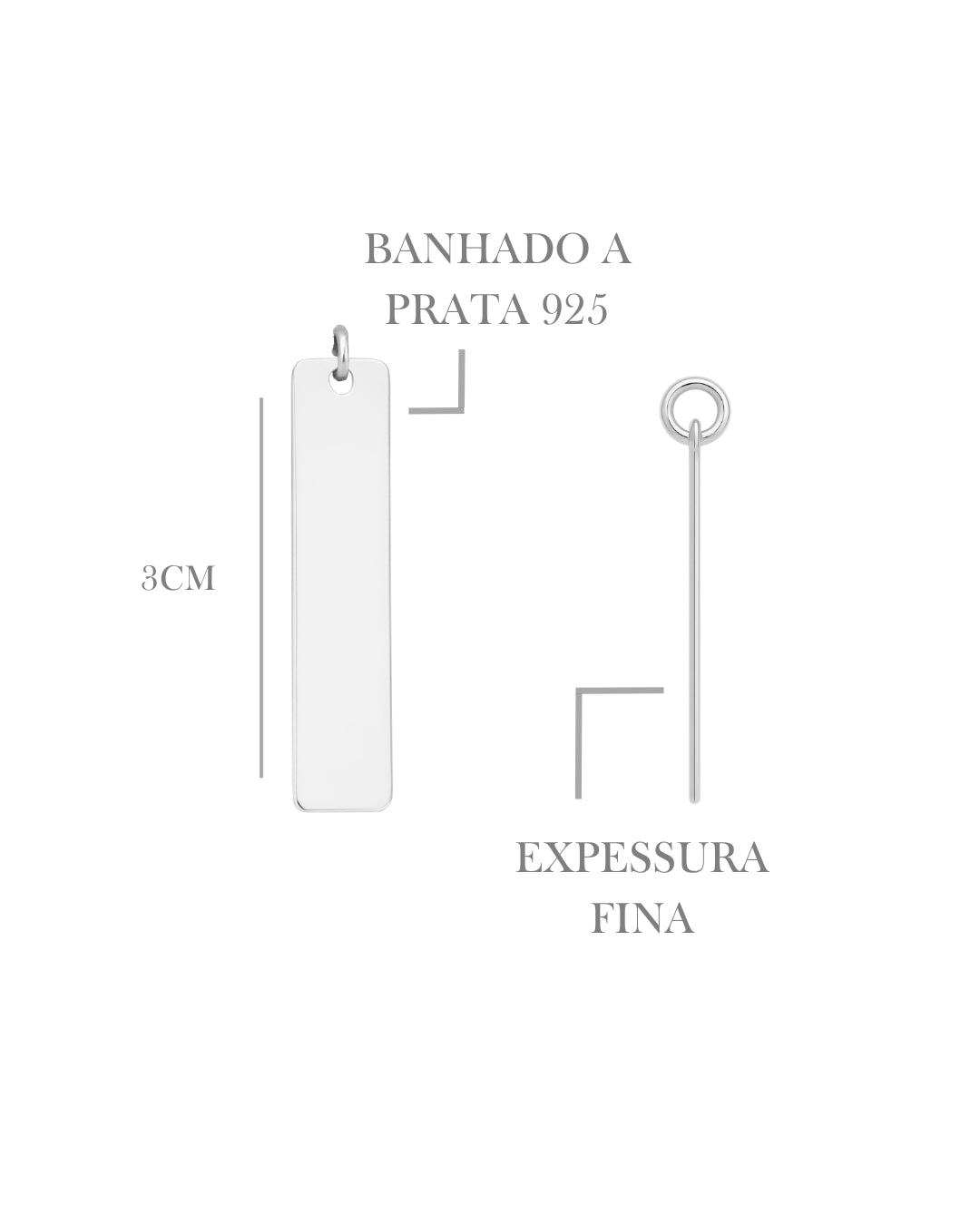 Colar Placa Com Nome