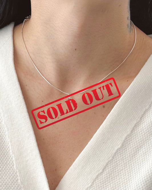 Colar Coração Rubi em Prata Semijoia Minimalista