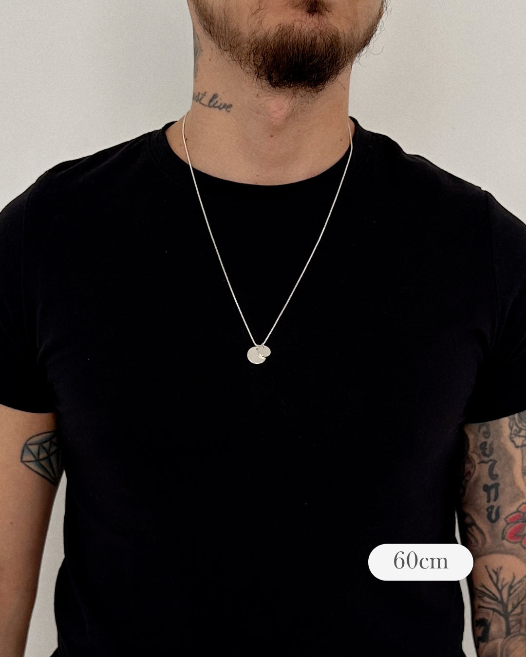 Colar Medalha Duo Foto