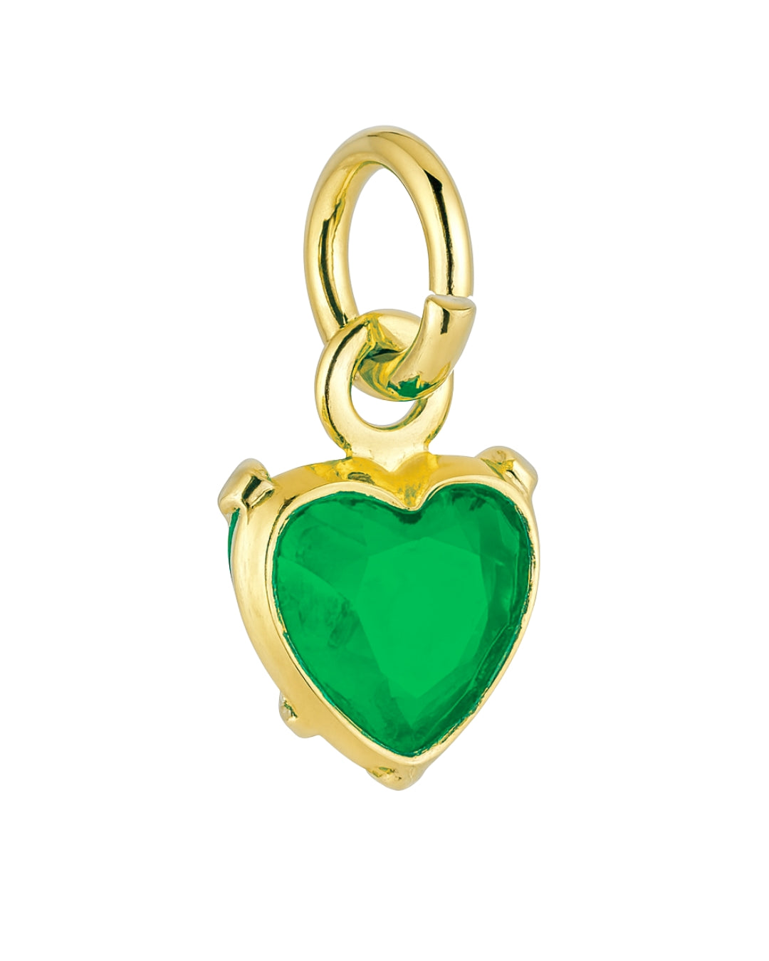 Pingente Coração Colorido em Ouro Semijoia