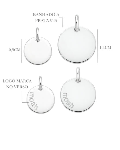 Colar Medalha Duo Foto