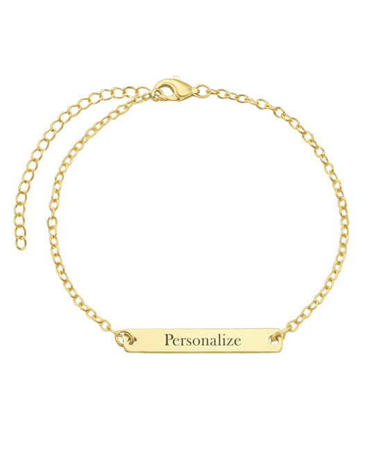 Pulseira Placa Com Nome