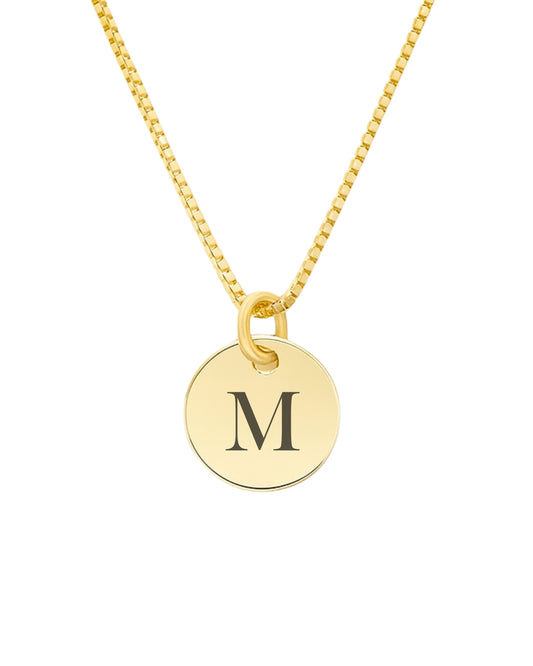 Colar Medalha Inicial