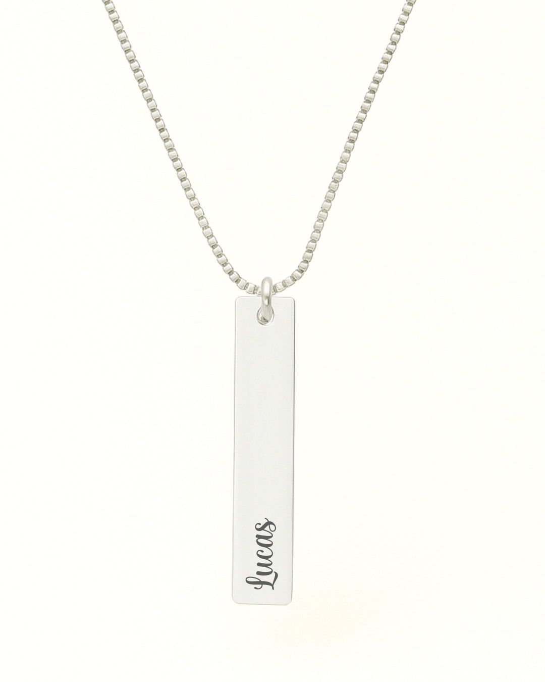 Grave o Seu Nome - Colar Placa 30mm