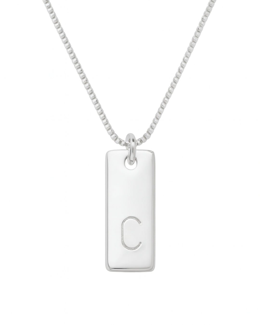 Colar Placa Inicial Punção
