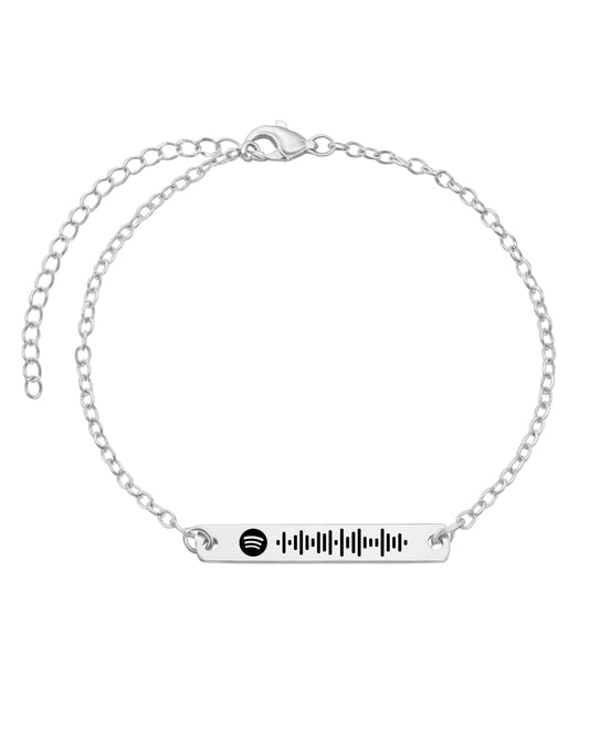 Pulseira Placa Com Código Escaneável