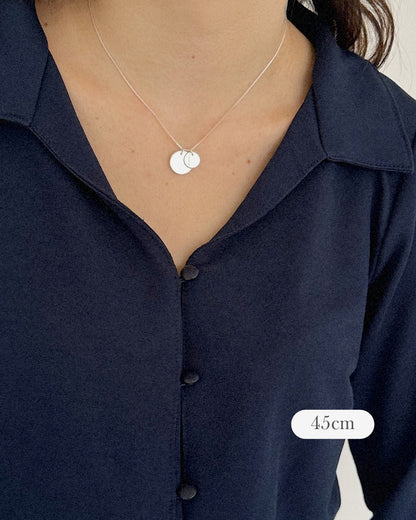 Colar Medalha Duo Foto