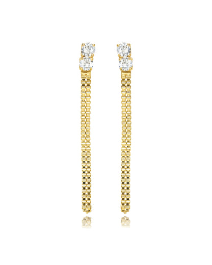 Brinco Longo Corrente - Ouro