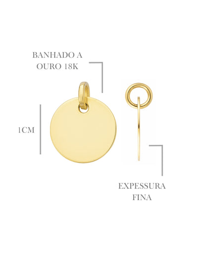 Colar Medalha Inicial