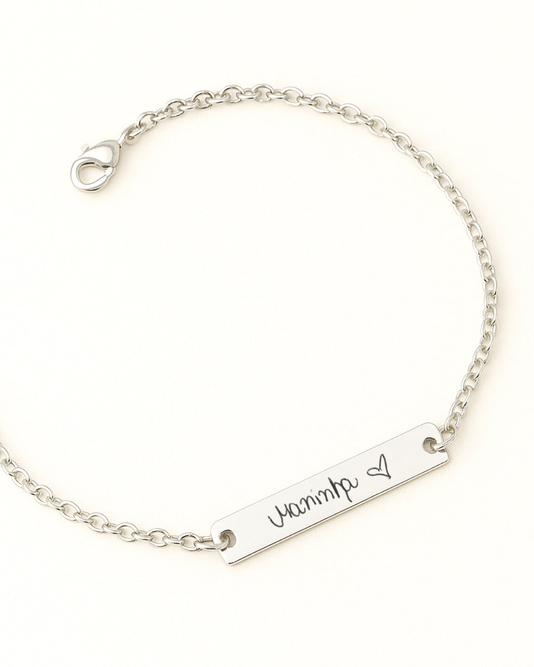 Com a Própria Escrita - Pulseira Placa 30mm