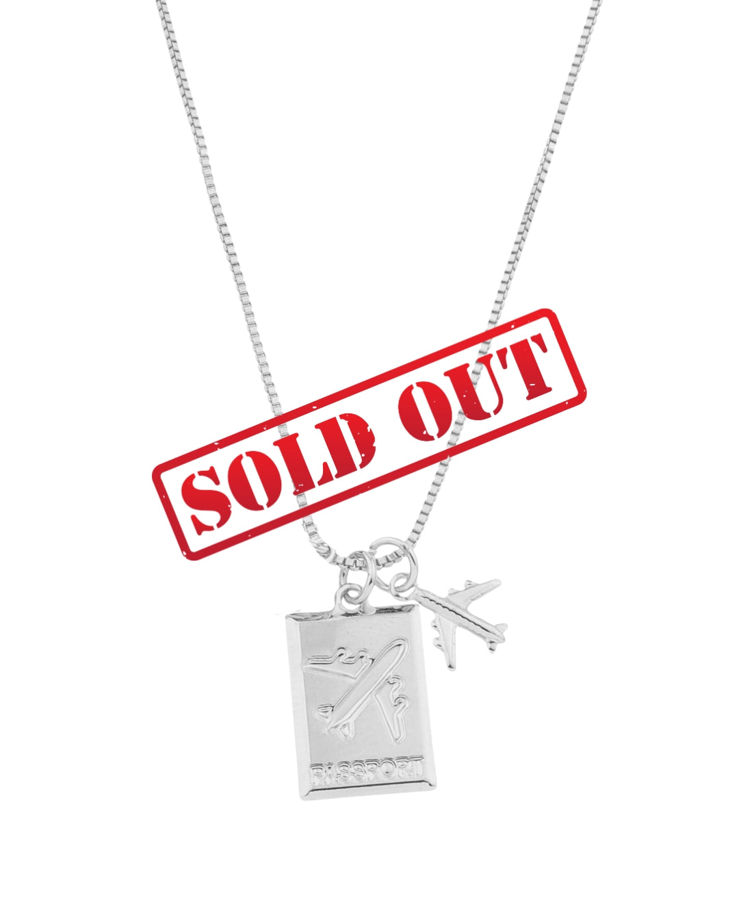 Colar Passaporte em Prata Semijoia Minimalista