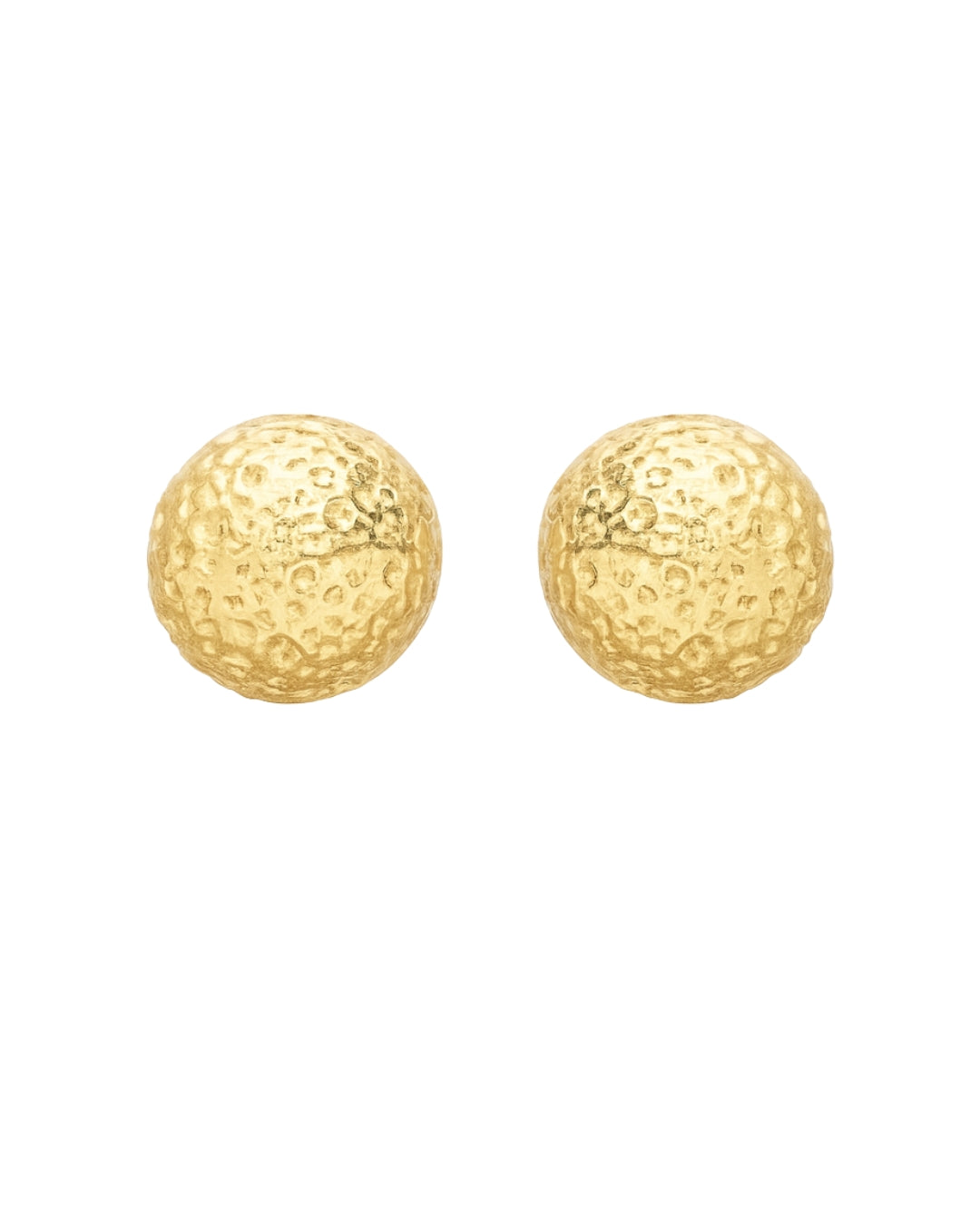 Brinco Esfera Texturizada - Ouro