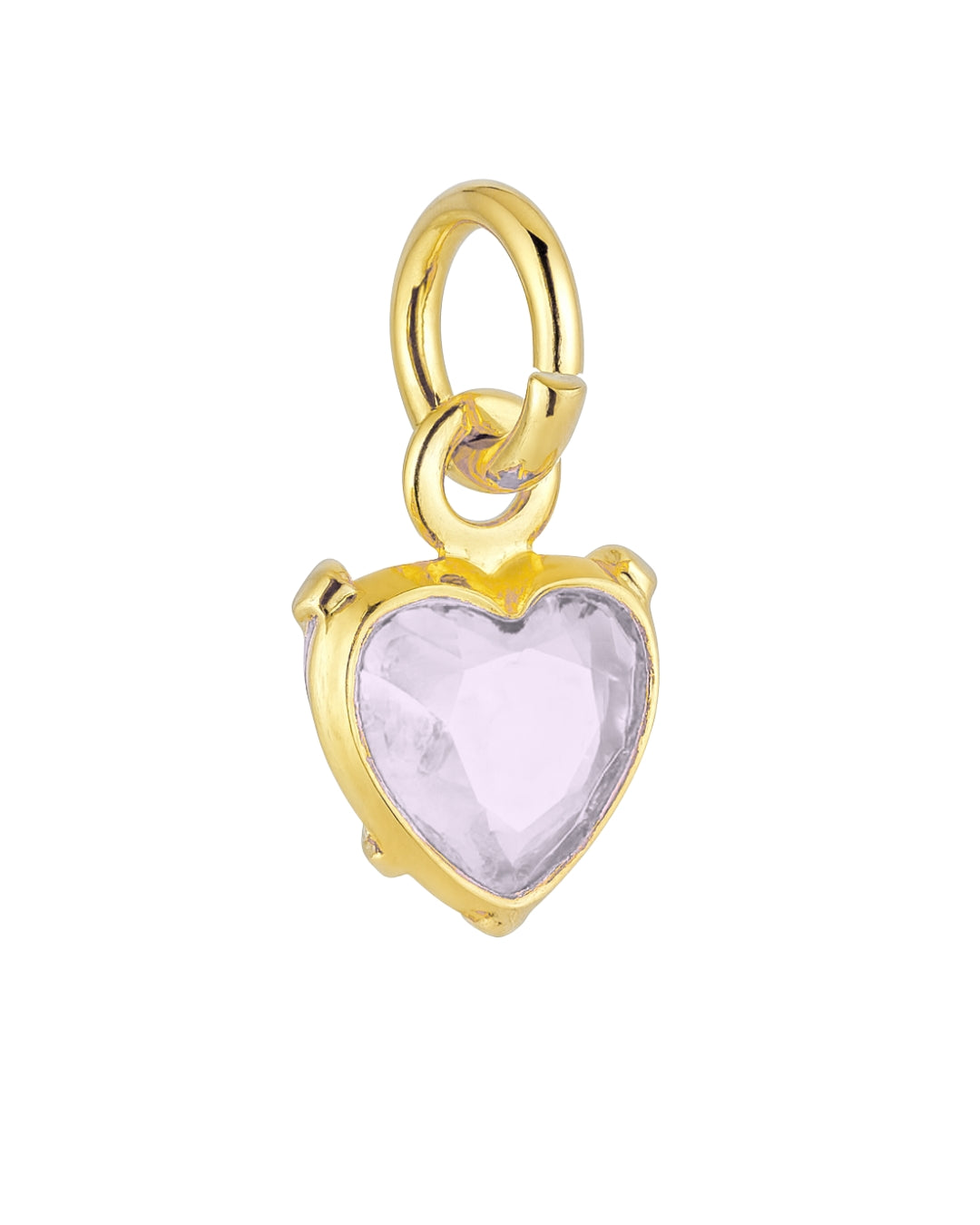 Pingente Coração Colorido em Ouro Semijoia