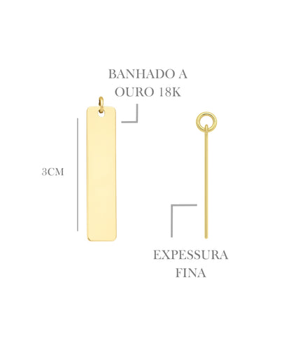 Colar Placa Com Código Escaneável