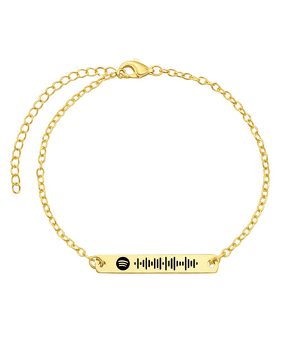 Pulseira Placa Com Código Escaneável