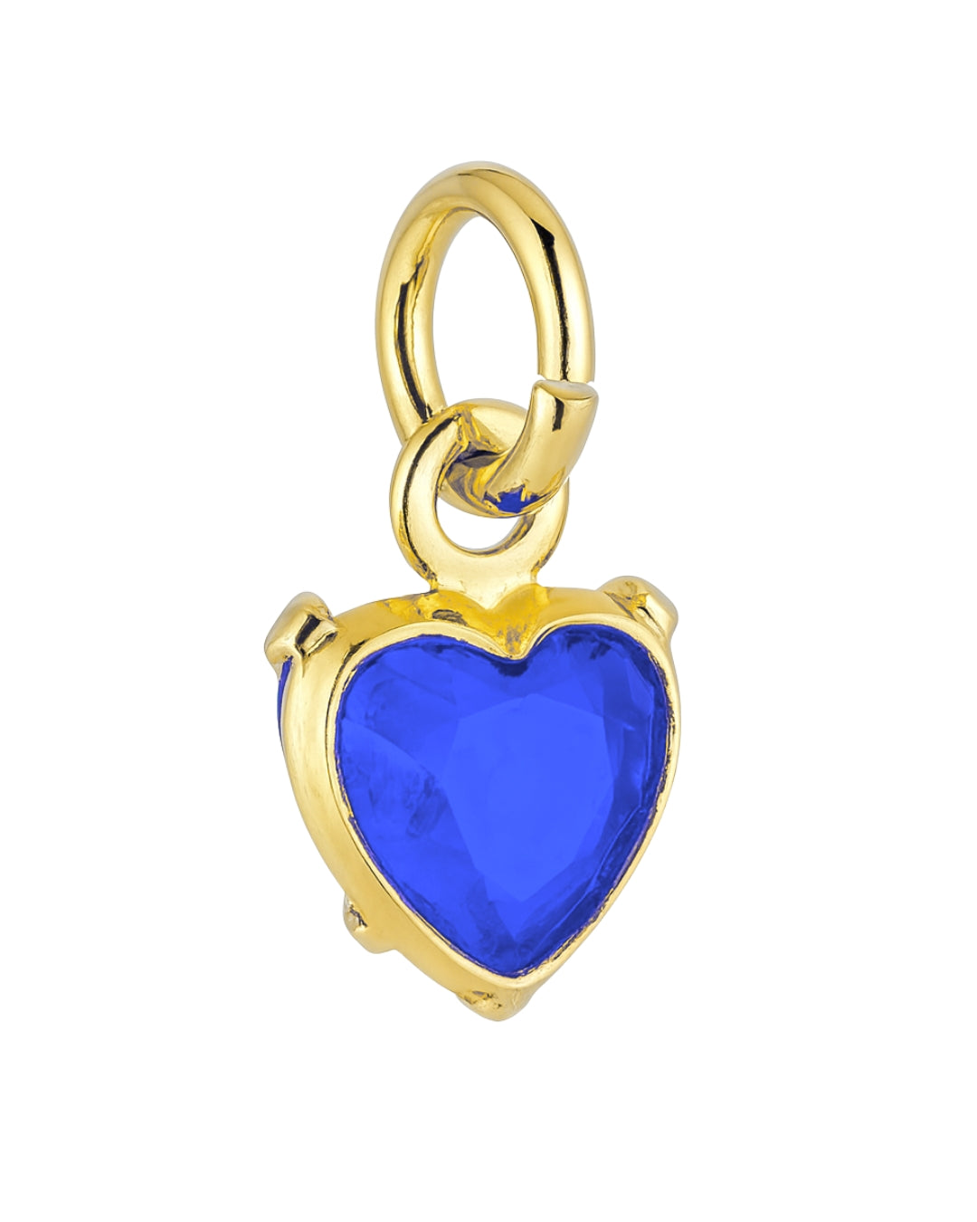 Pingente Coração Colorido em Ouro Semijoia