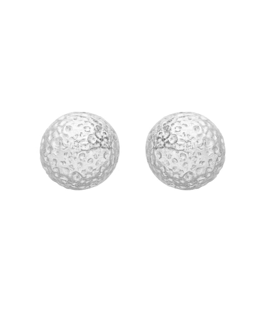 Brinco Esfera Texturizada - Prata