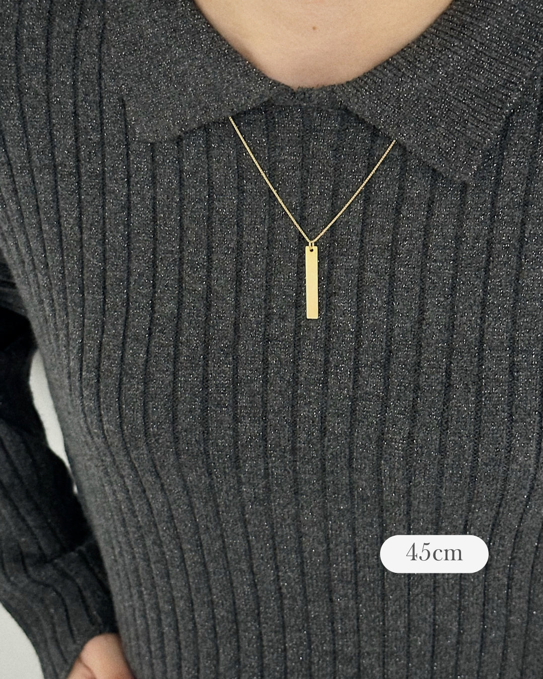 Colar Placa Com Nome