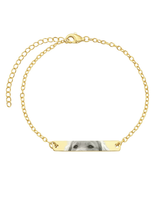 Pulseira Placa Com Olhar