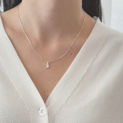 Colar Menino em Prata Semijoia Minimalista